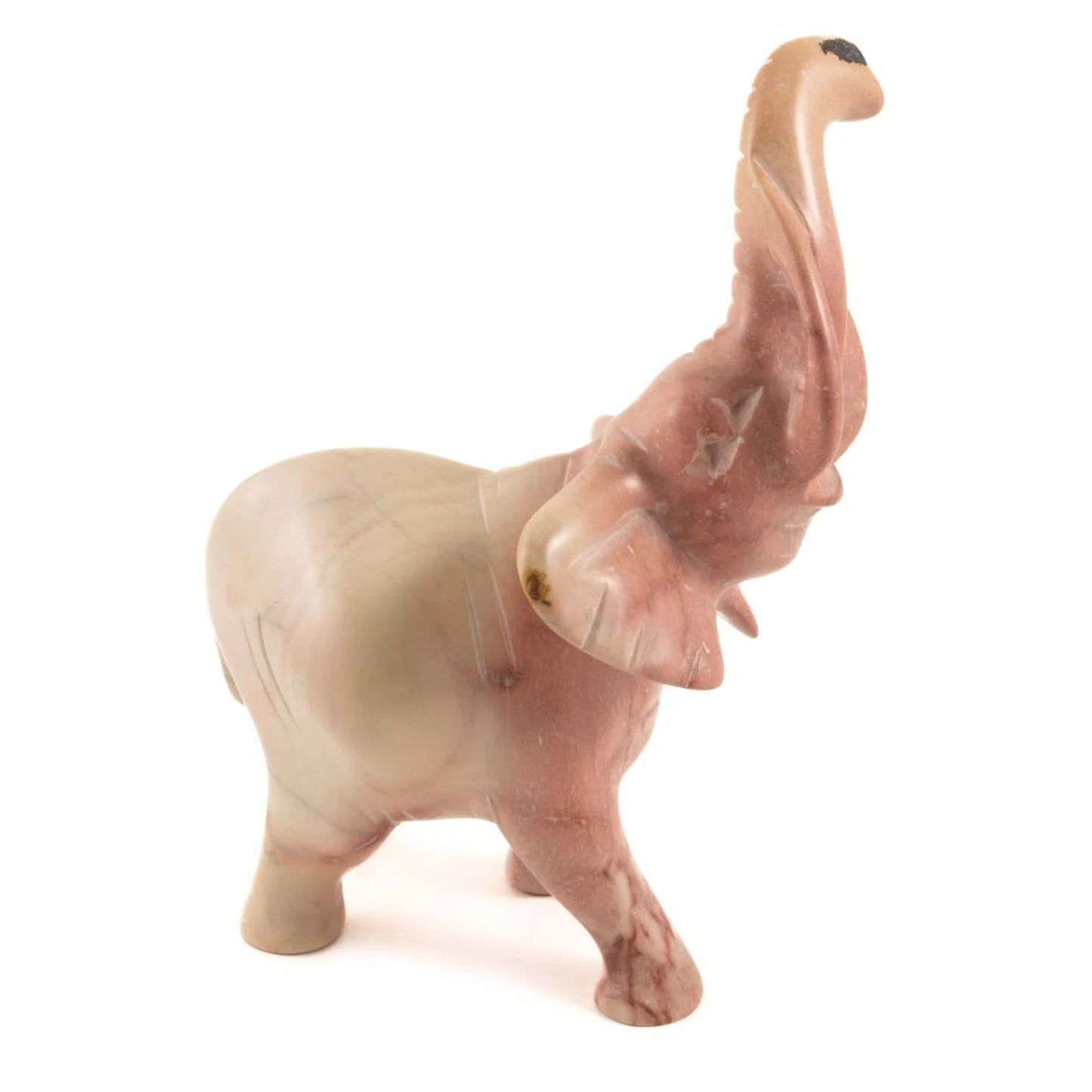 Standing Elephant Soapstone Sculpture