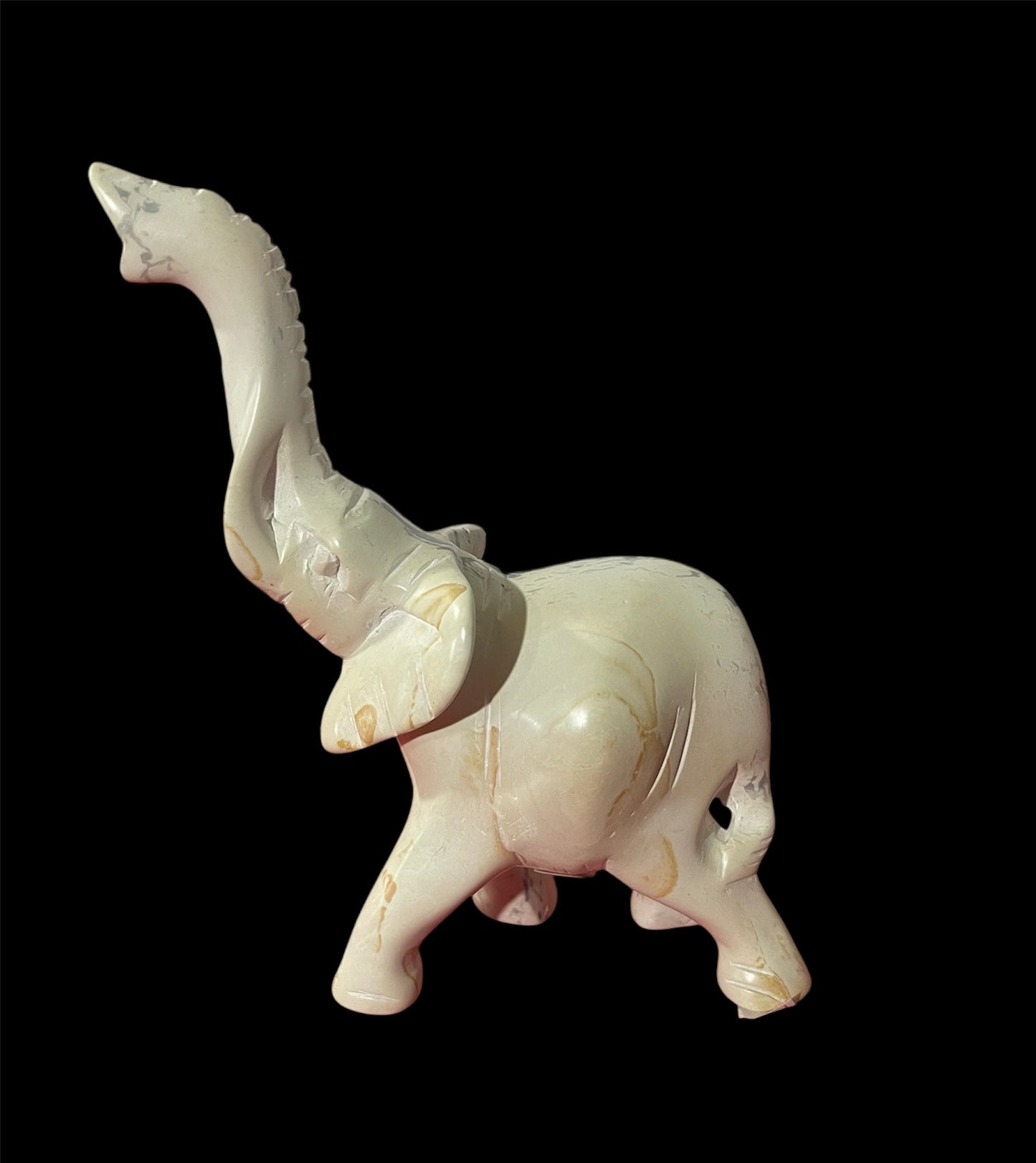 Standing Elephant Soapstone Sculpture