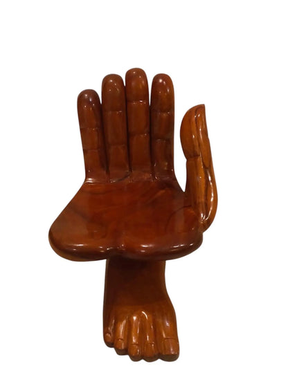 Unique Hand and Foot Chair Inspired by Pedro Friedeberg – Vintage 1970s Cultural Symbol for Home or Office Decor