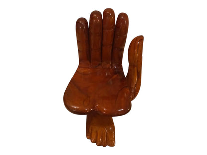 Unique Hand and Foot Chair Inspired by Pedro Friedeberg – Vintage 1970s Cultural Symbol for Home or Office Decor
