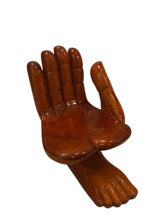 Unique Hand and Foot Chair Inspired by Pedro Friedeberg – Vintage 1970s Cultural Symbol for Home or Office Decor