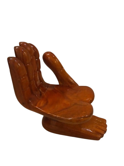 Unique Hand and Foot Chair Inspired by Pedro Friedeberg – Vintage 1970s Cultural Symbol for Home or Office Decor