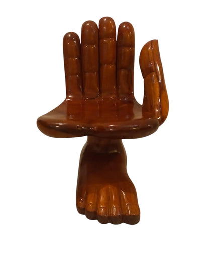 Unique Hand and Foot Chair Inspired by Pedro Friedeberg – Vintage 1970s Cultural Symbol for Home or Office Decor