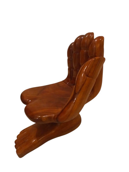 Unique Hand and Foot Chair Inspired by Pedro Friedeberg – Vintage 1970s Cultural Symbol for Home or Office Decor