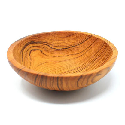 6-Inch Hand-Carved Olive Wood Bowl – Artisan Made in Kenya